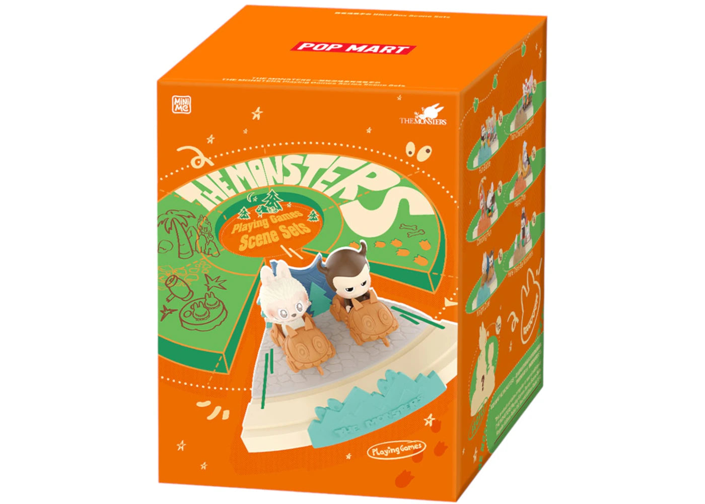 Pop Mart Labubu The Monsters Playing Games Series Scene Sets Single Blind Box