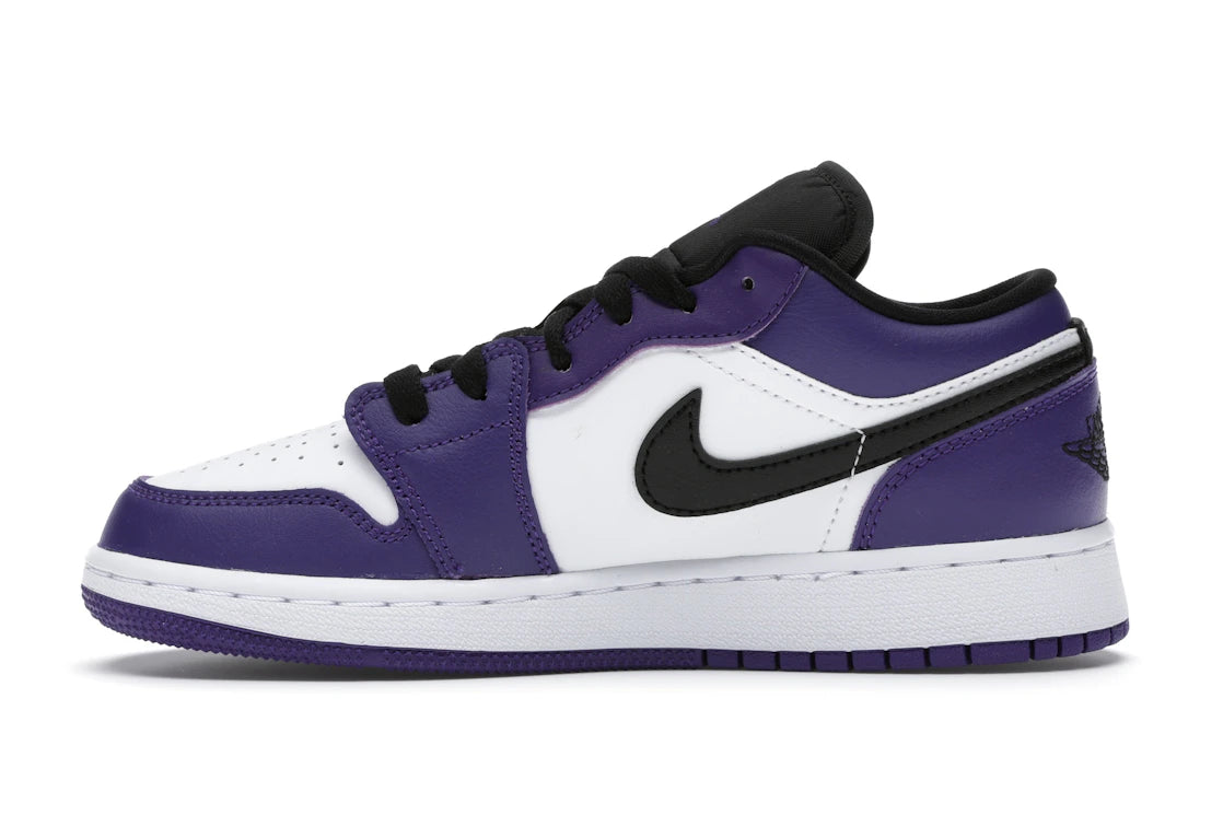 Jordan 1 Low Court Purple White (GS)