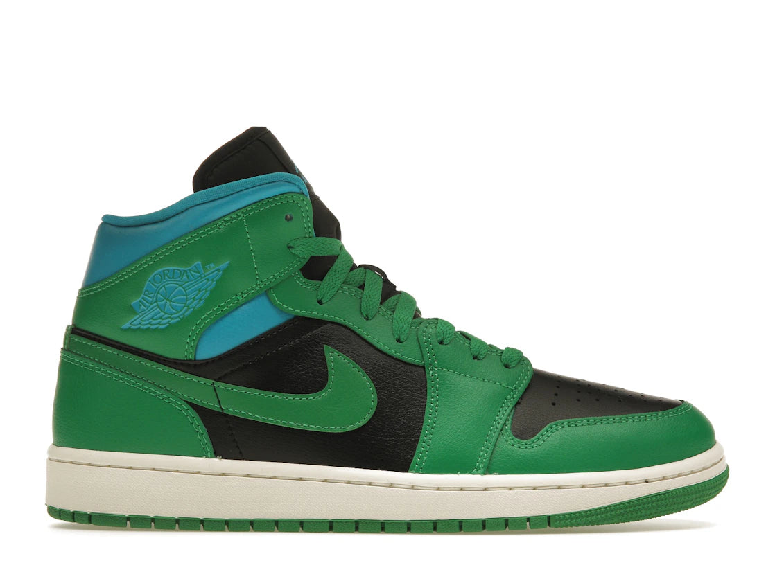Jordan 1 Mid Lucky Green Aquatone (Women's)