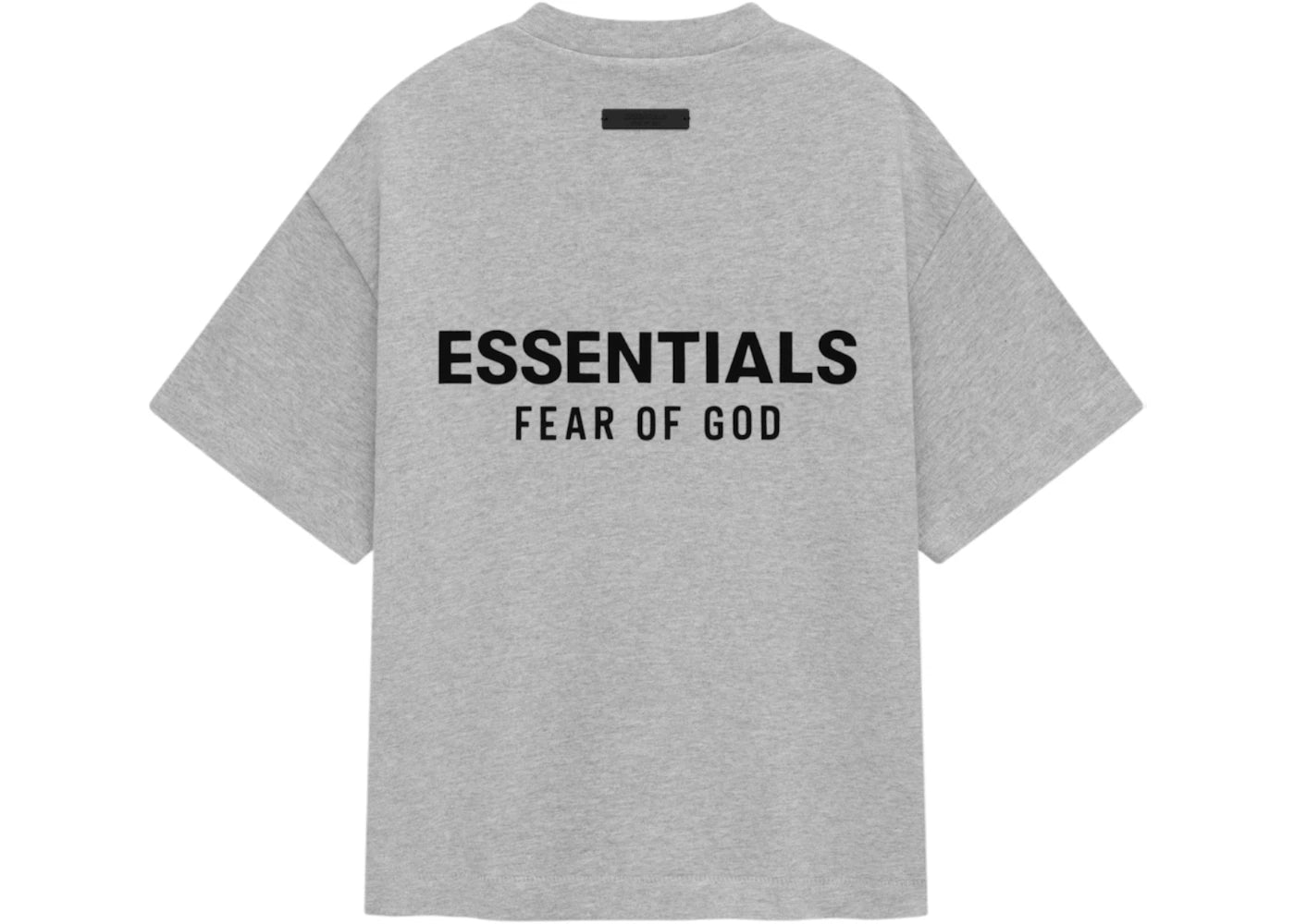 Fear of God Essentials Kids Jersey Crewneck Tee Light Heather Gray