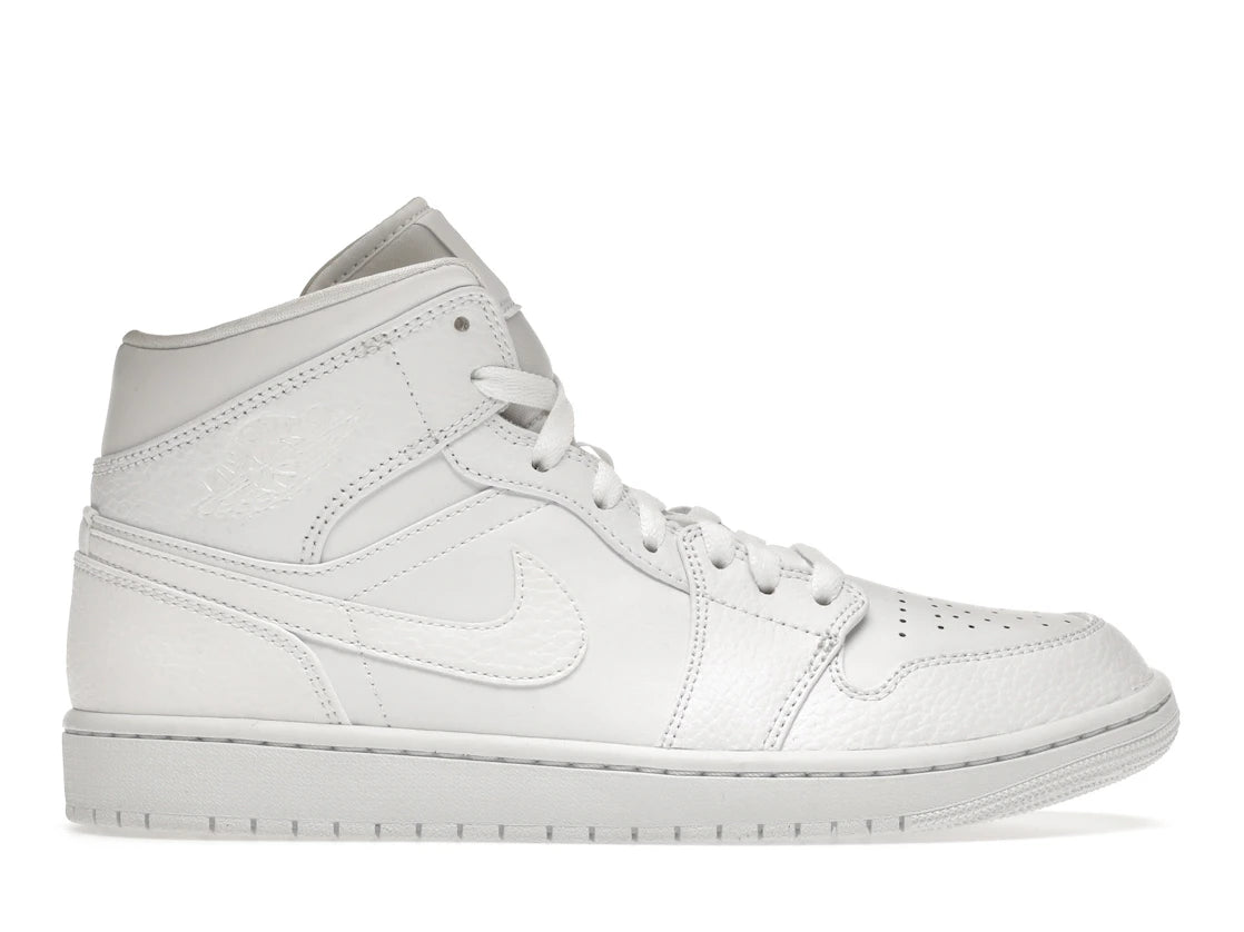Jordan 1 Mid Triple White 2.0 (2020)