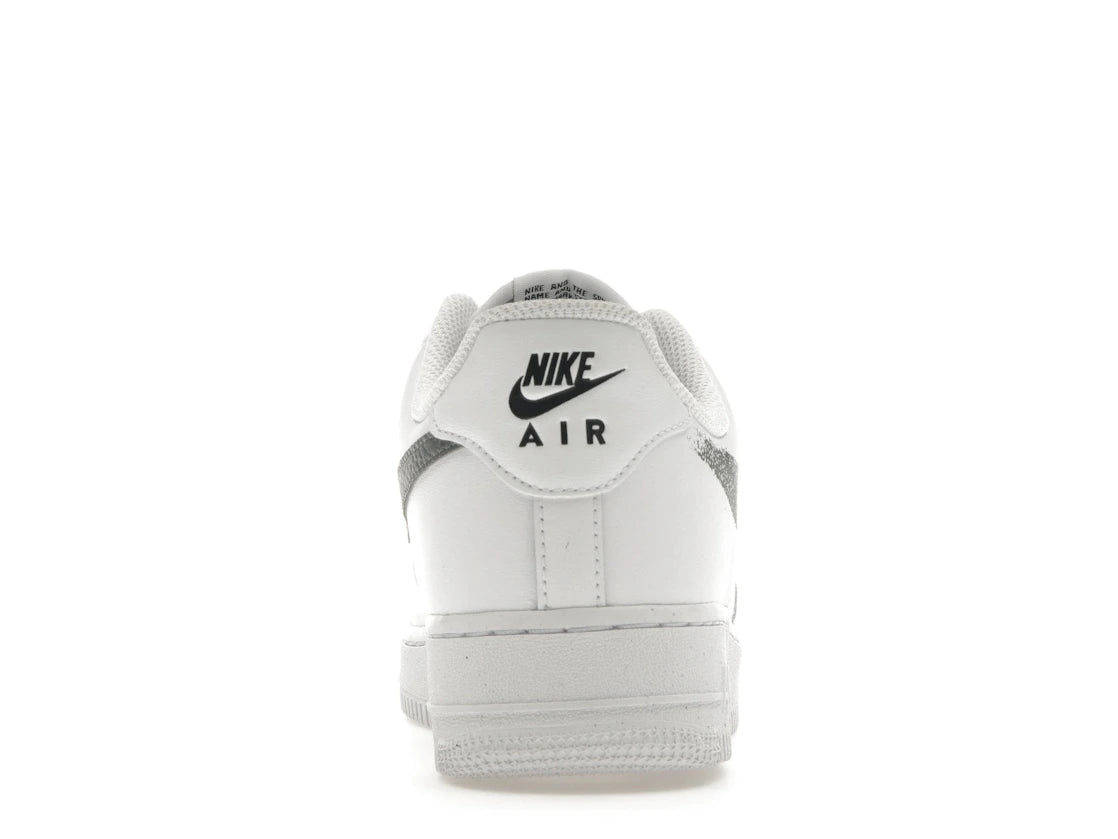 Nike Air Force 1 Low '07 Spray Paint Swoosh White Black Grey