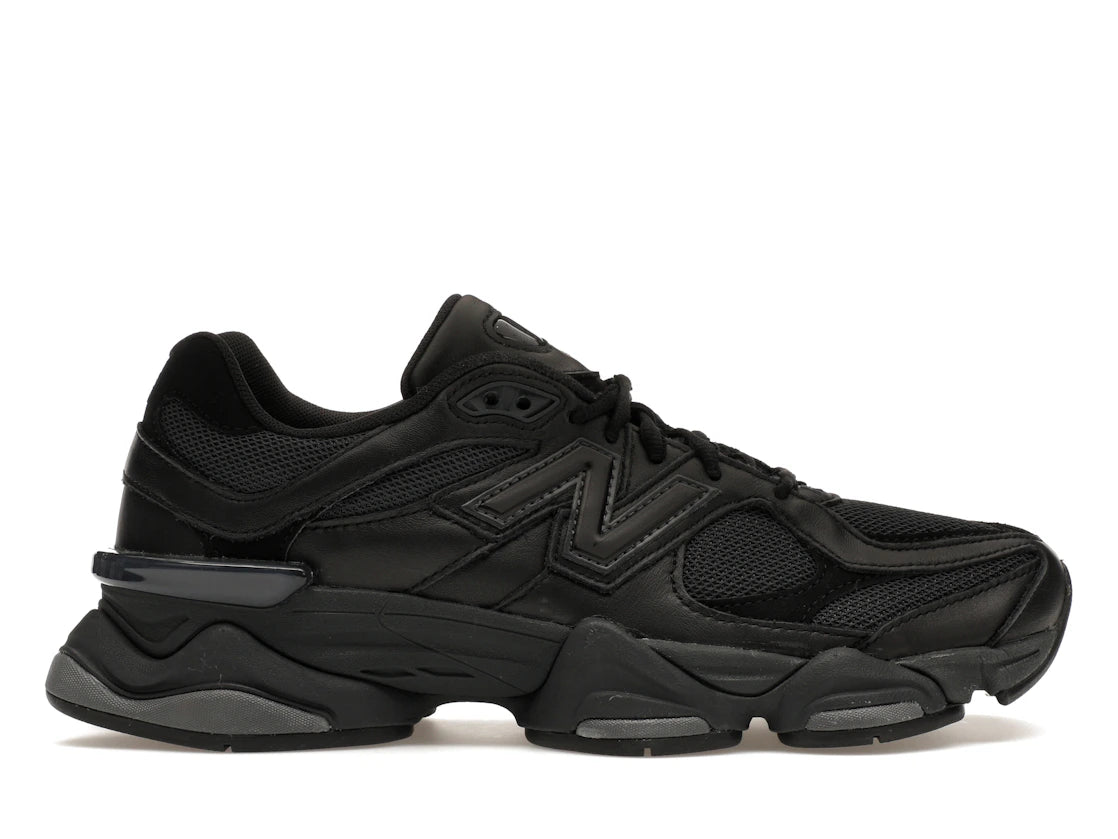 New Balance 9060 Triple Black Leather