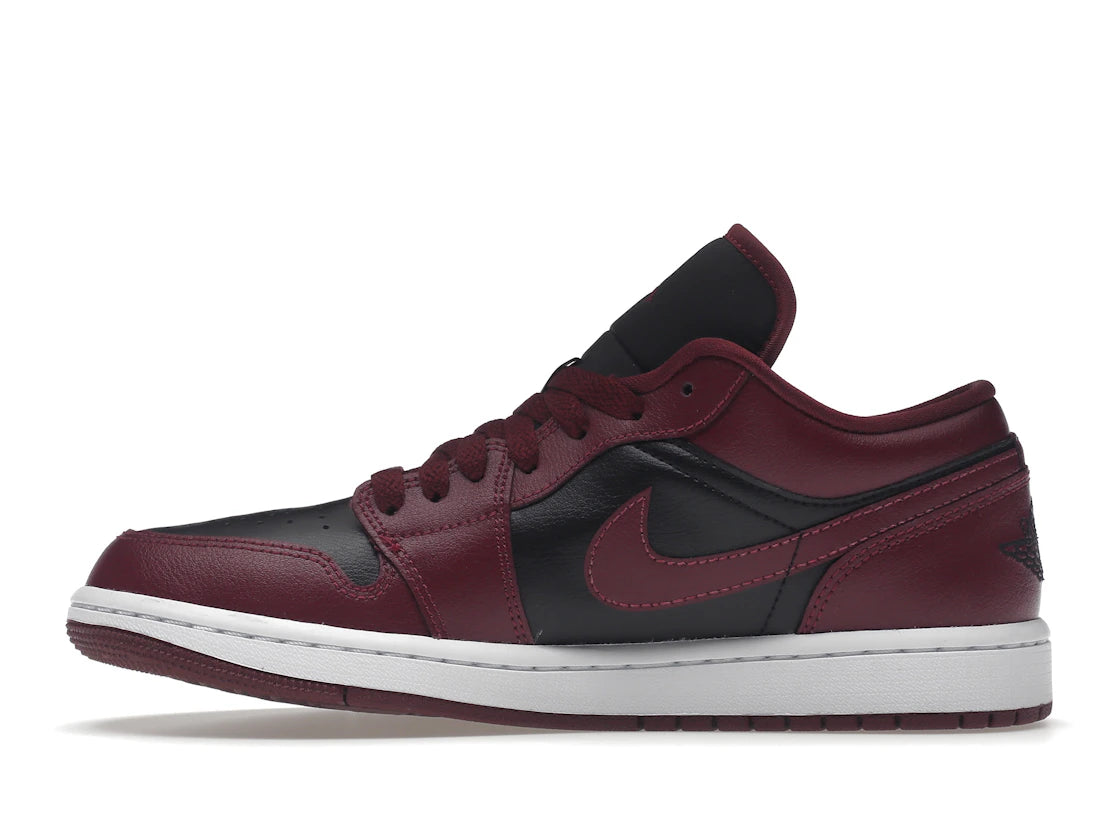 Jordan 1 Low Black Dark Beetroot (Women's)