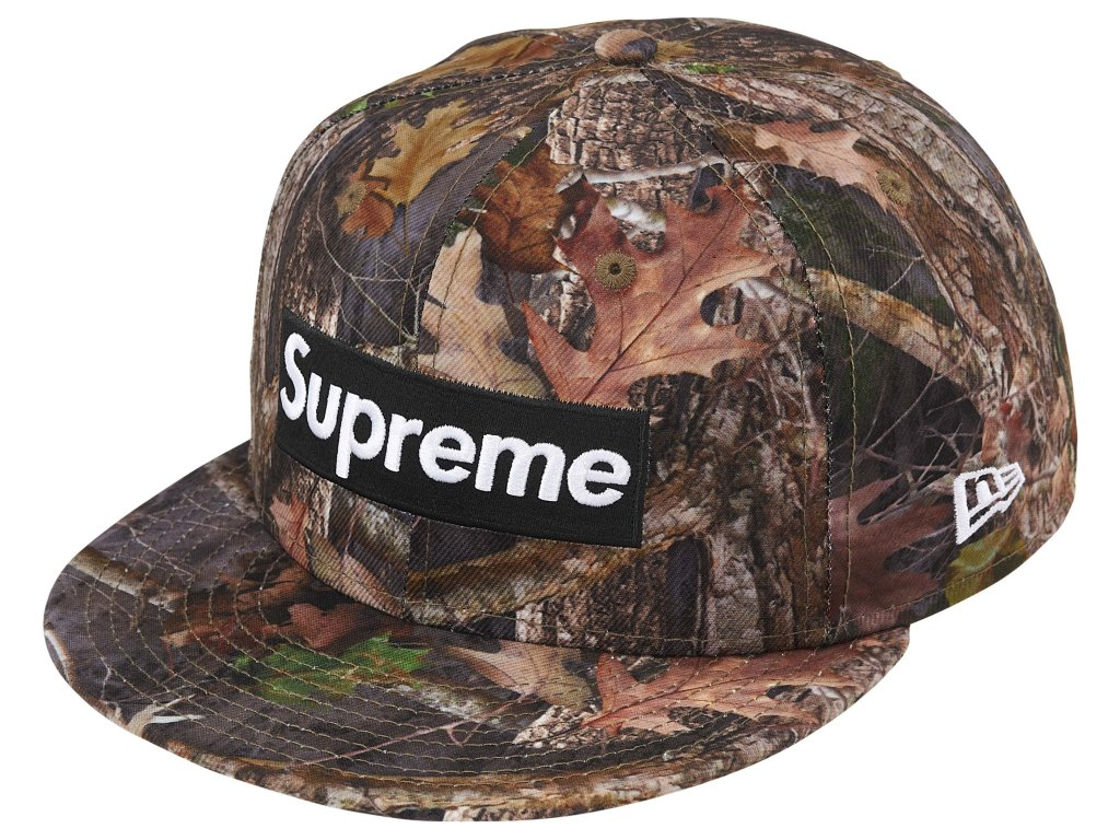 Supreme Championship Box Logo New Era 59Fifty Hat TrueTimber Kanati Camo
