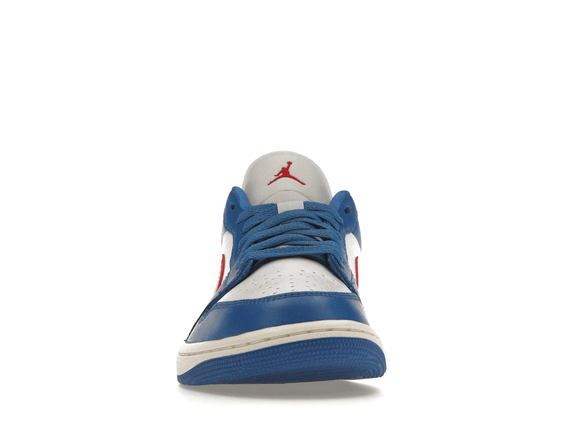 Jordan 1 Low Sport Blue Gym Red (W)