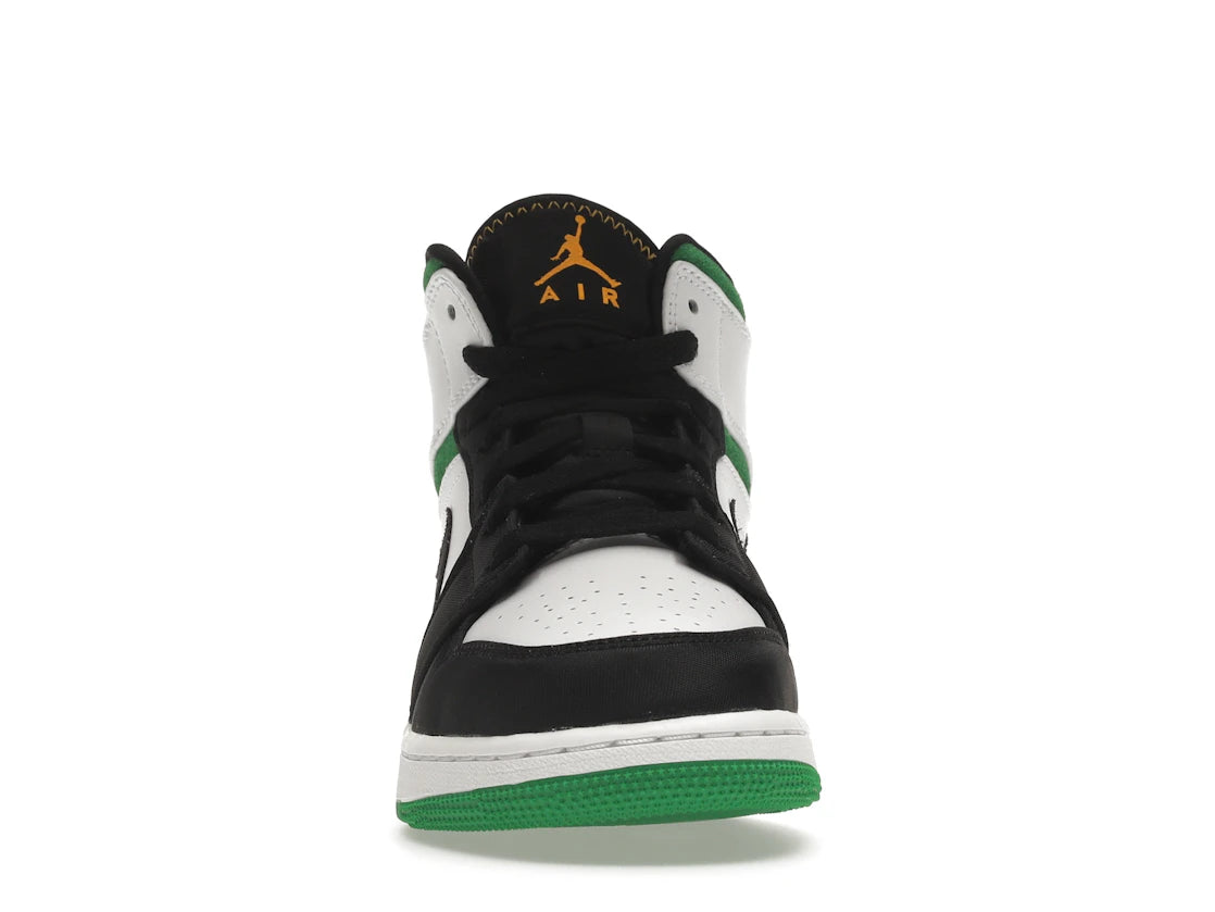 Jordan 1 Mid SE White Laser Orange Lucky Green (GS)