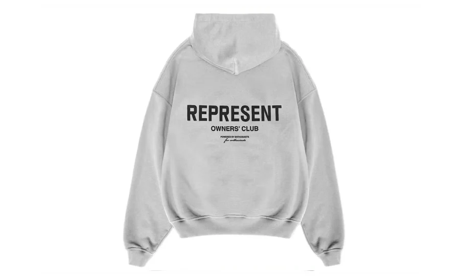 Represent Owners Club Hoodie Ash Grey