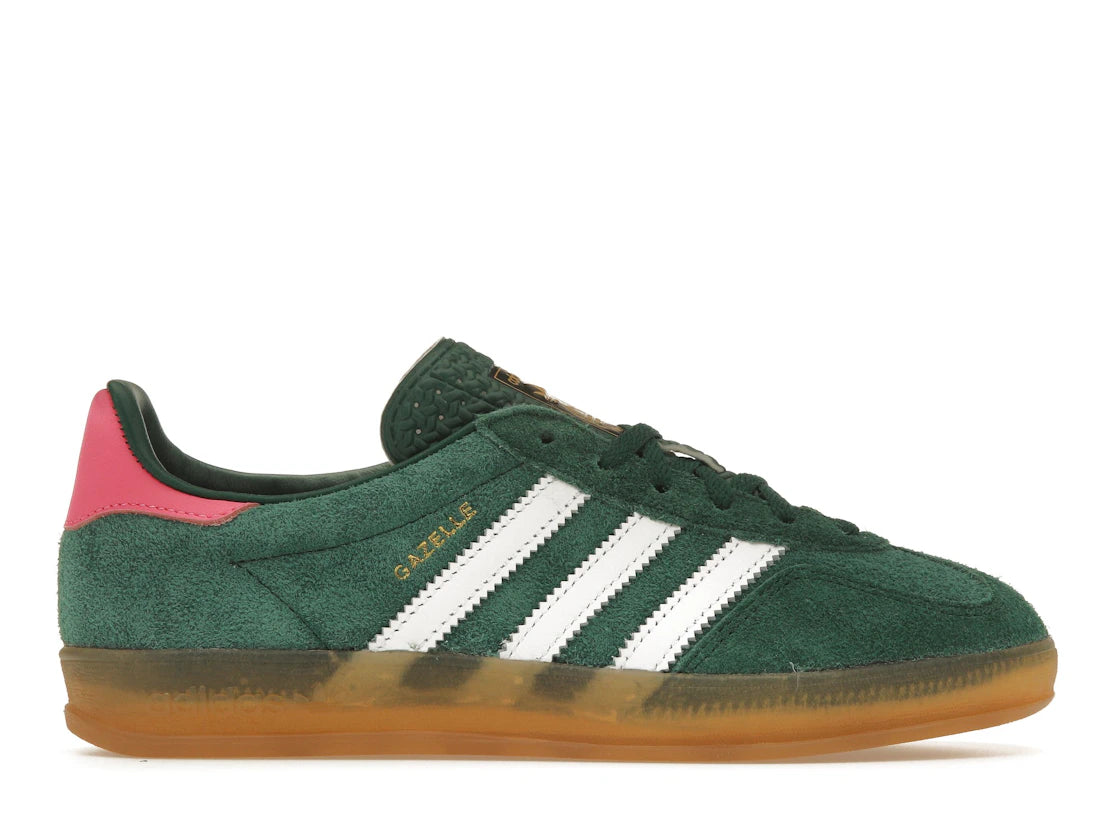 adidas Gazelle Indoor Collegiate Green Lucid Pink (W)