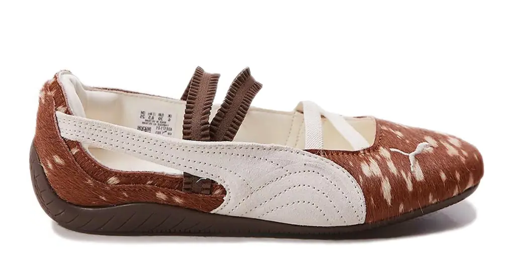 Puma Speedcat Ballet Doelette Pony Hair Deer Print Brown (W)