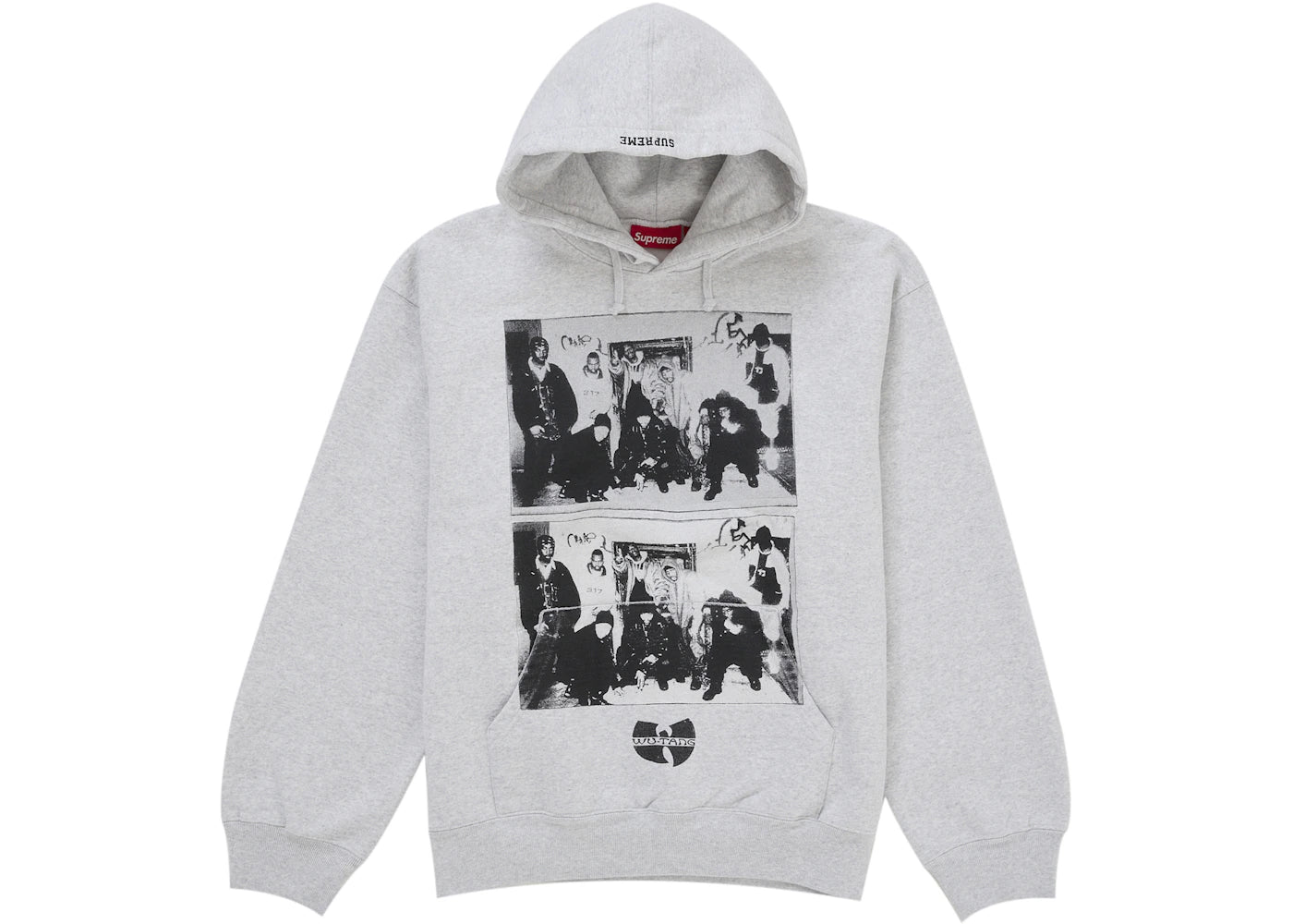 Supreme Wu-Tang Clan Hooded Sweatshirt Heather Grey