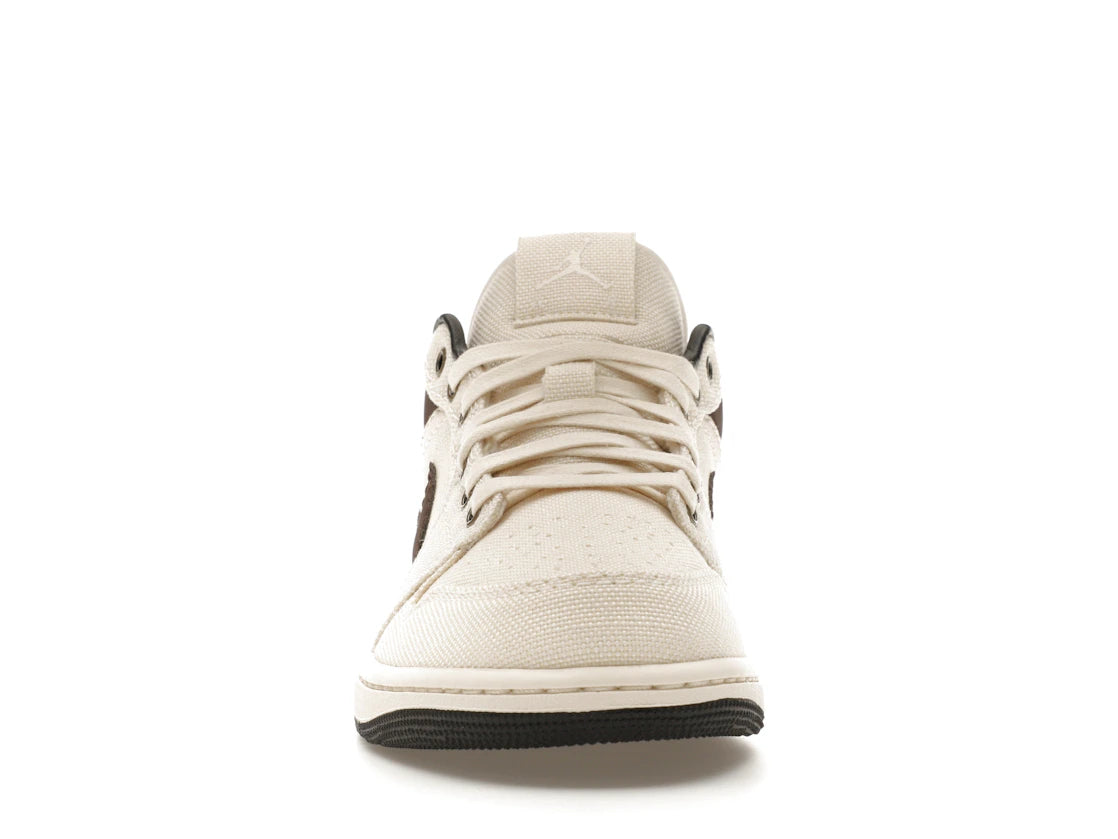 Jordan 1 Low Premium Pale Ivory Off Noir Baroque Brown