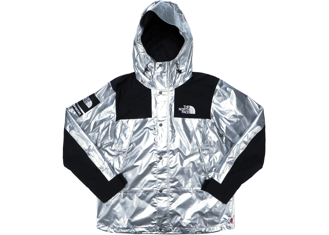 Supreme The North Face Metallic Mountain Parka Silver
