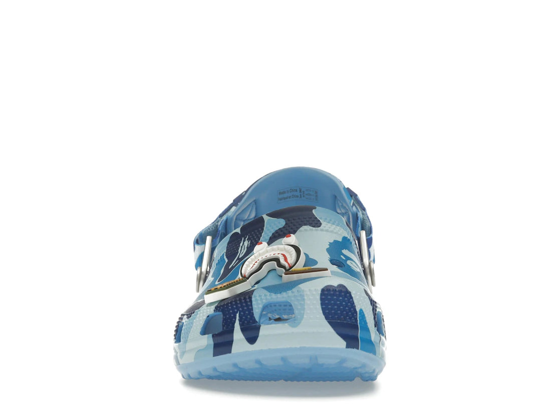 Crocs Classic Clog A Bathing Ape ABC Camo Blue
