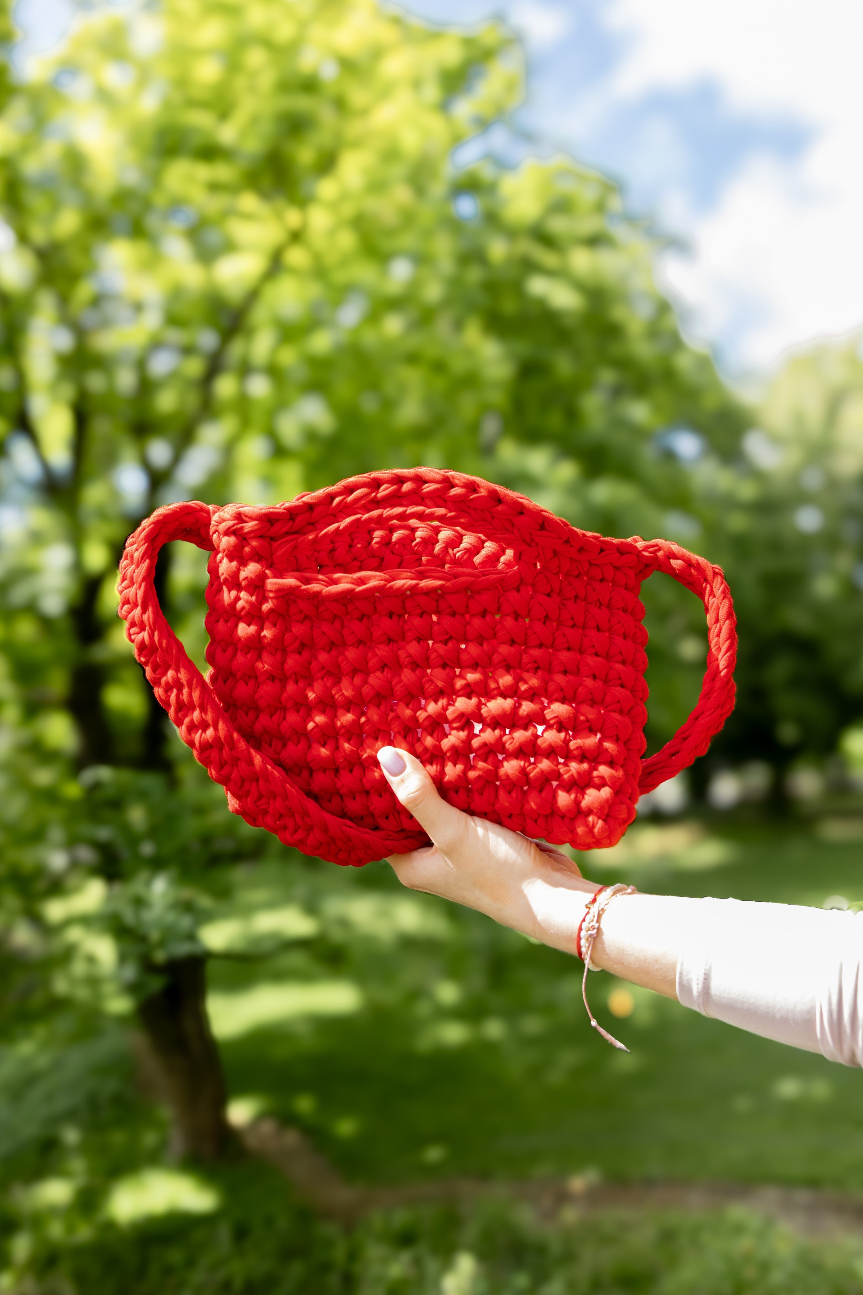 Uzlu.j - crossbody bag MEDA red