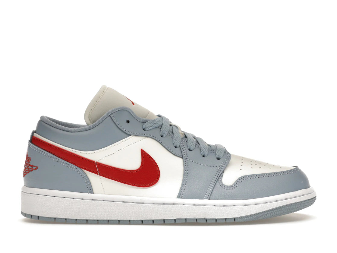 Jordan 1 Low Blue Whisper Dune Red (Women's)