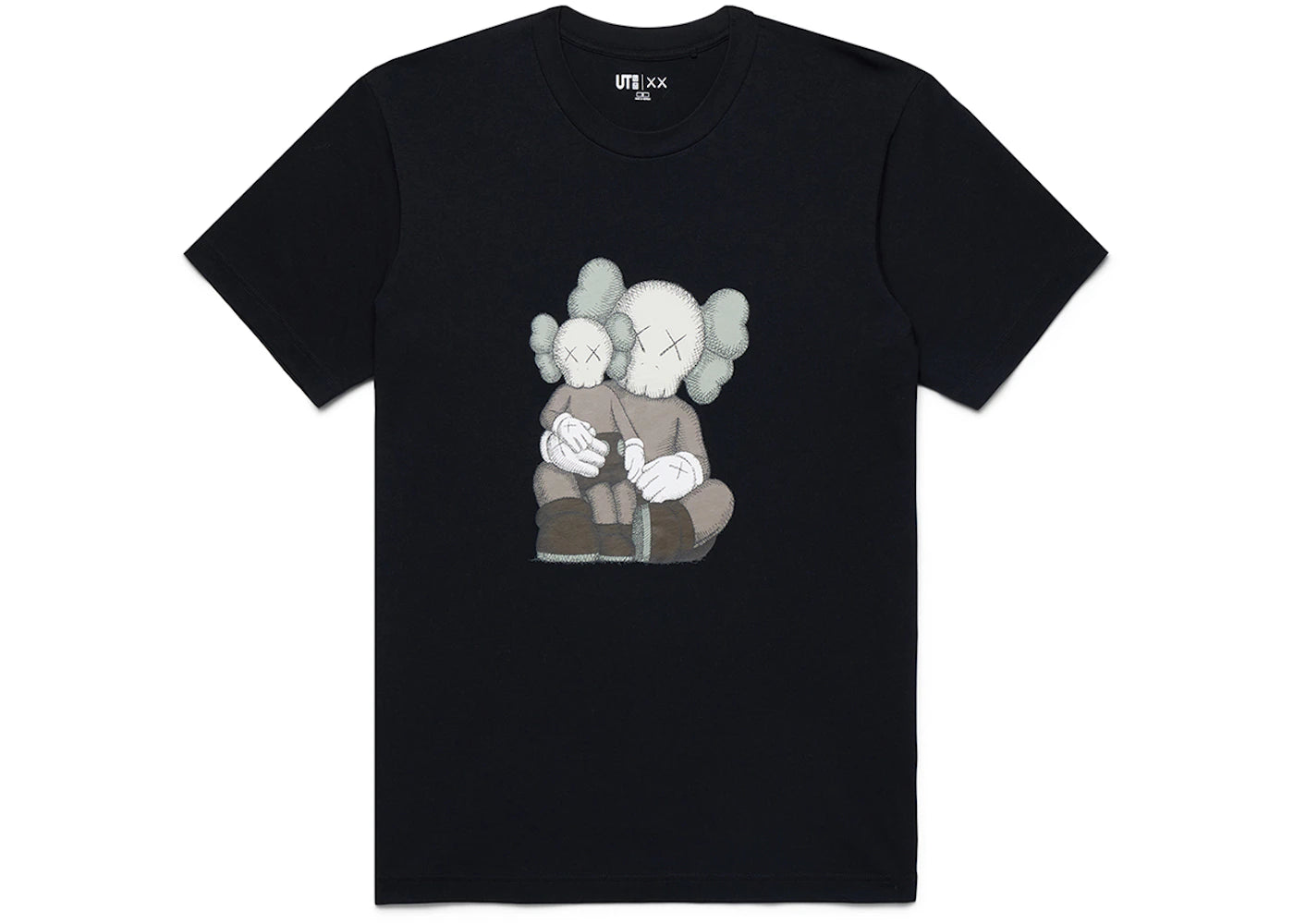 KAWS x Uniqlo UT Short Sleeve Graphic T-shirt (Asia Sizing) Black