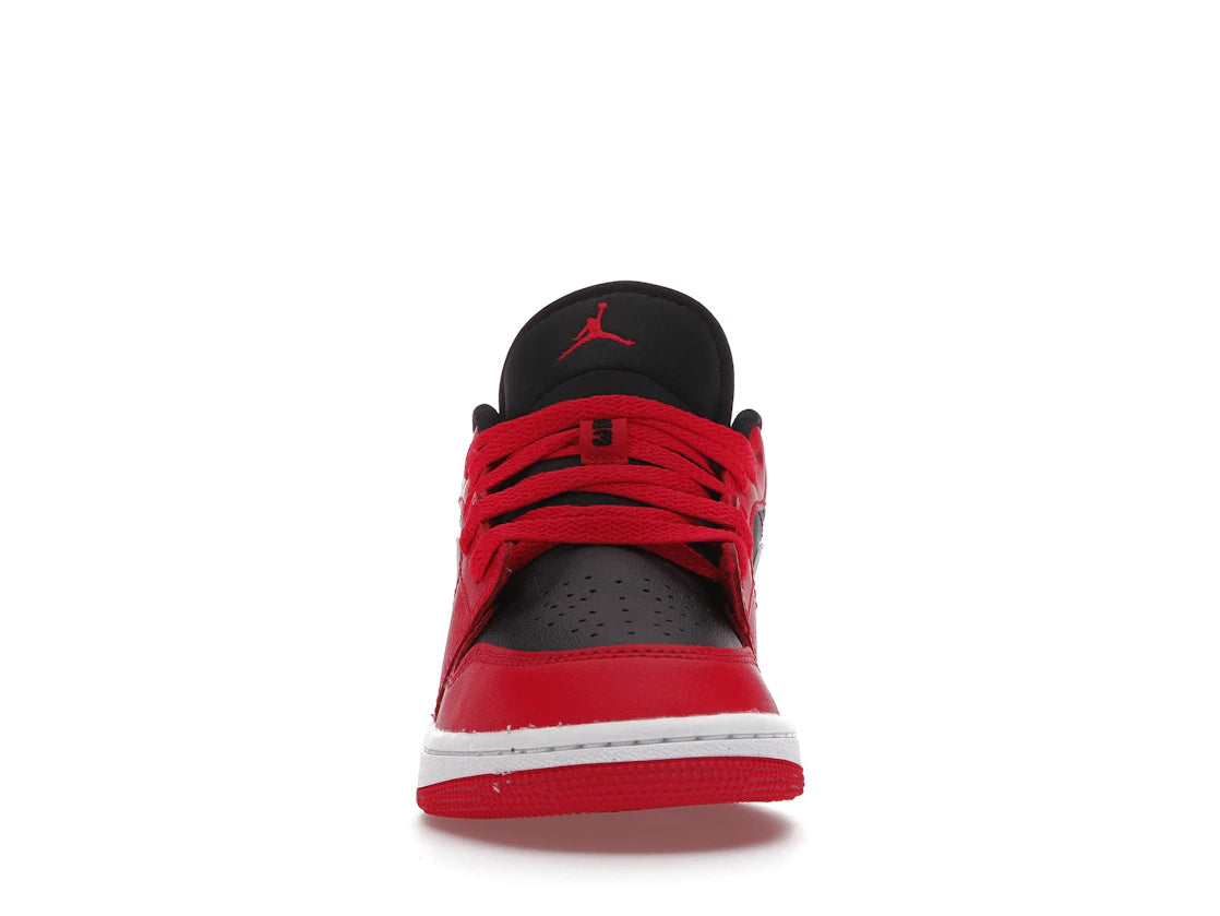 Jordan 1 Low Black Very Berry (GS)