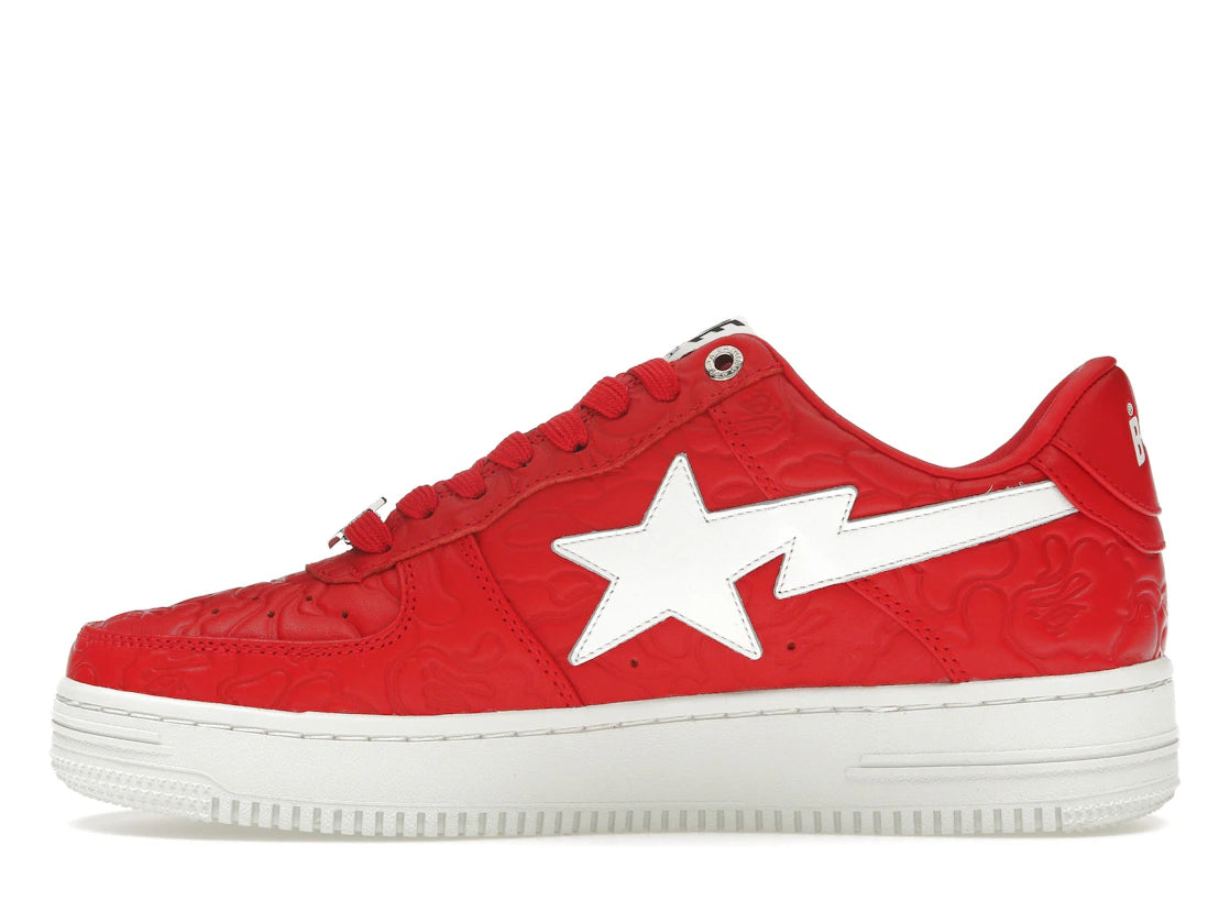A Bathing Ape Bape Sta Low #3 Line Camo Red