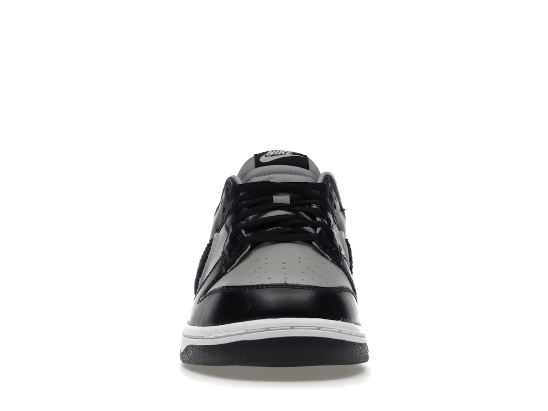 Nike Dunk Low Chenille Swoosh Black Grey