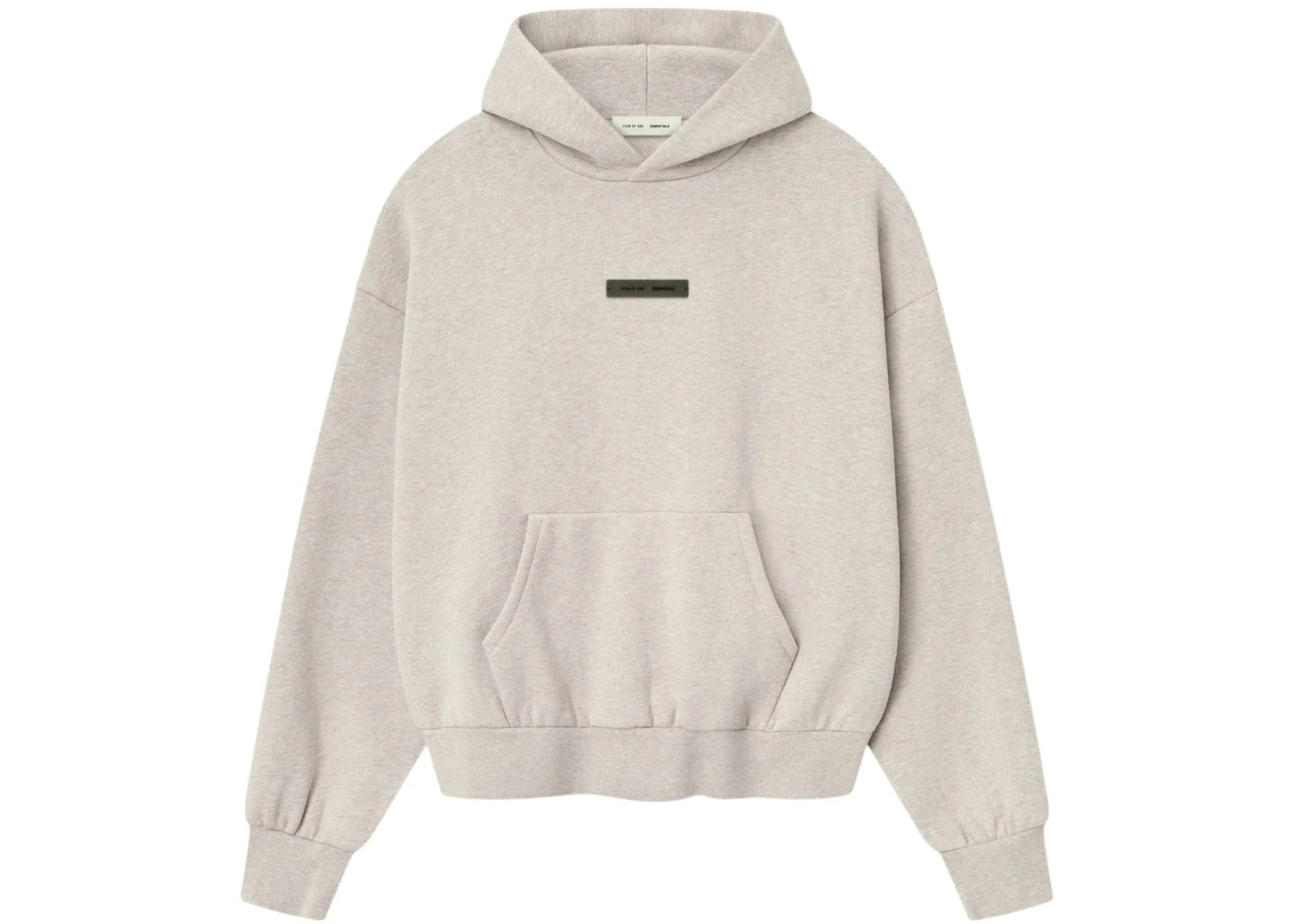 Fear of God Essentials Classic Fleece Hoodie Heather Stone