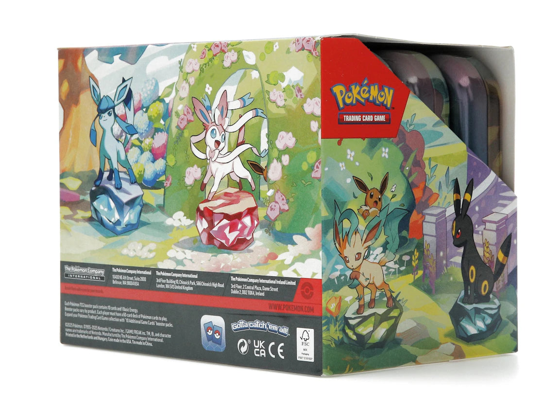 Pokémon Scarlet & Violet Prismatic Evolutions 8 Tin Mini Display