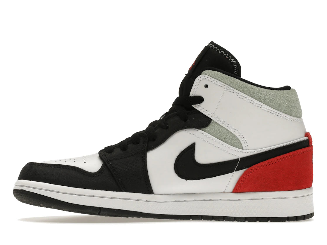 Jordan 1 Mid SE Red Black Toe