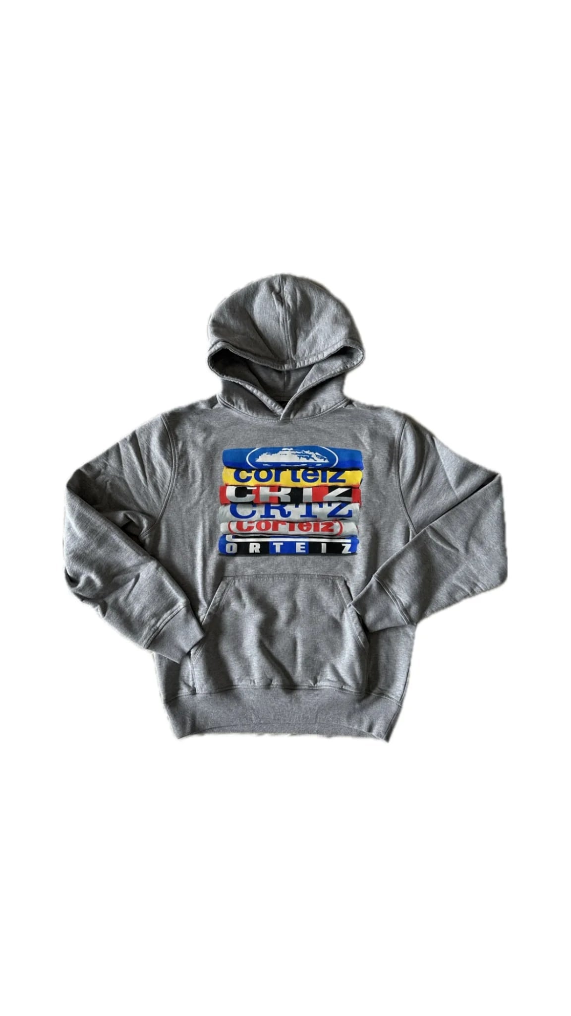 Corteiz Stacks Hoodie Grey