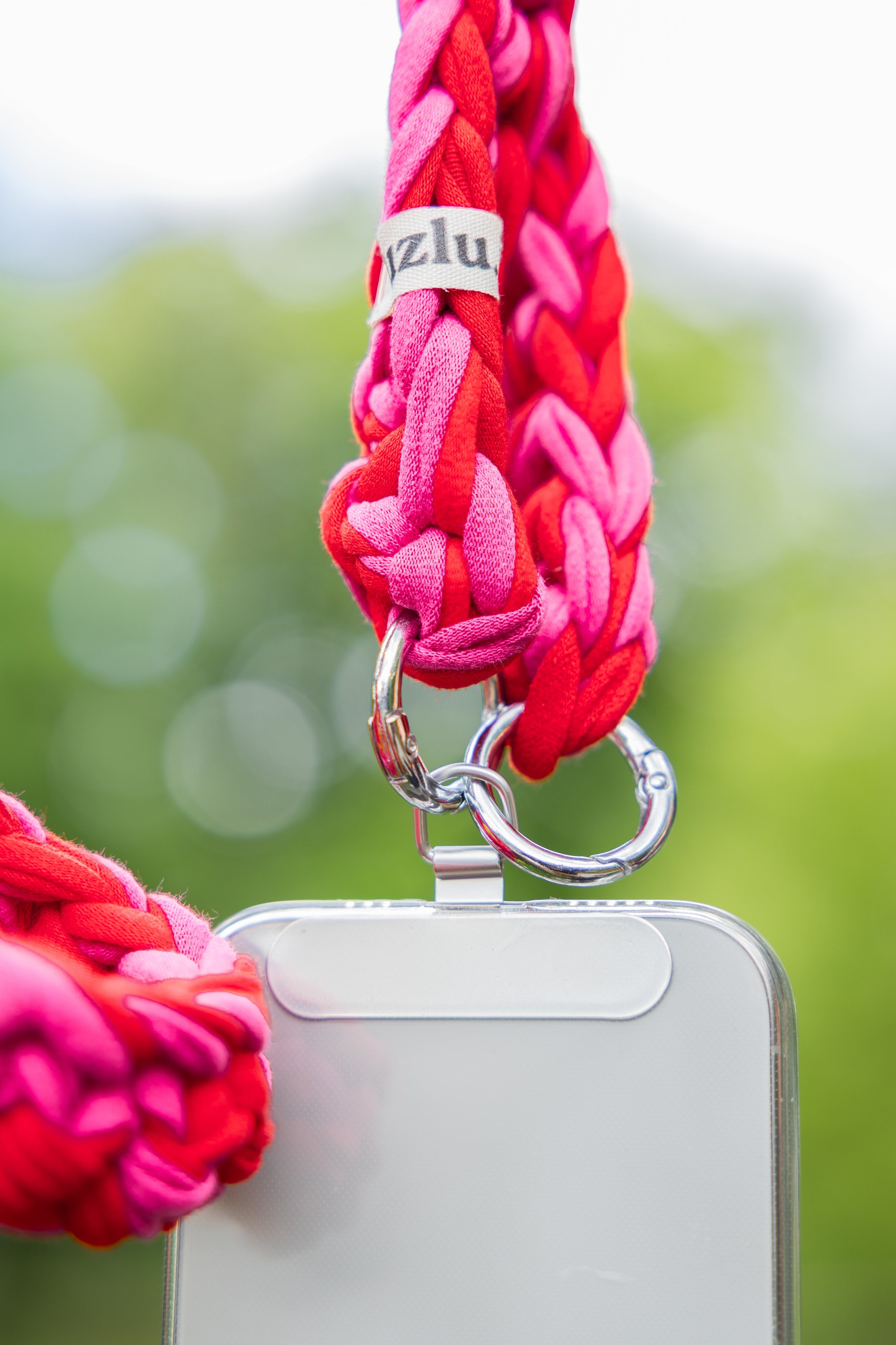 Uzlu.j - phone strap MALIA red/pink