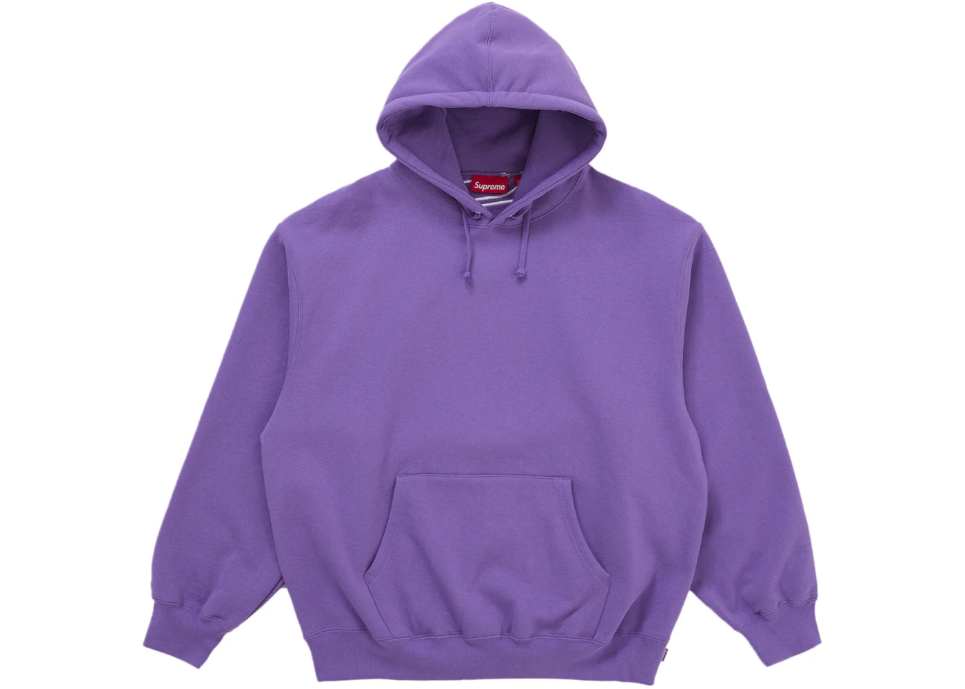 Supreme Satin Appliqué Hooded Sweatshirt (FW25) Violet
