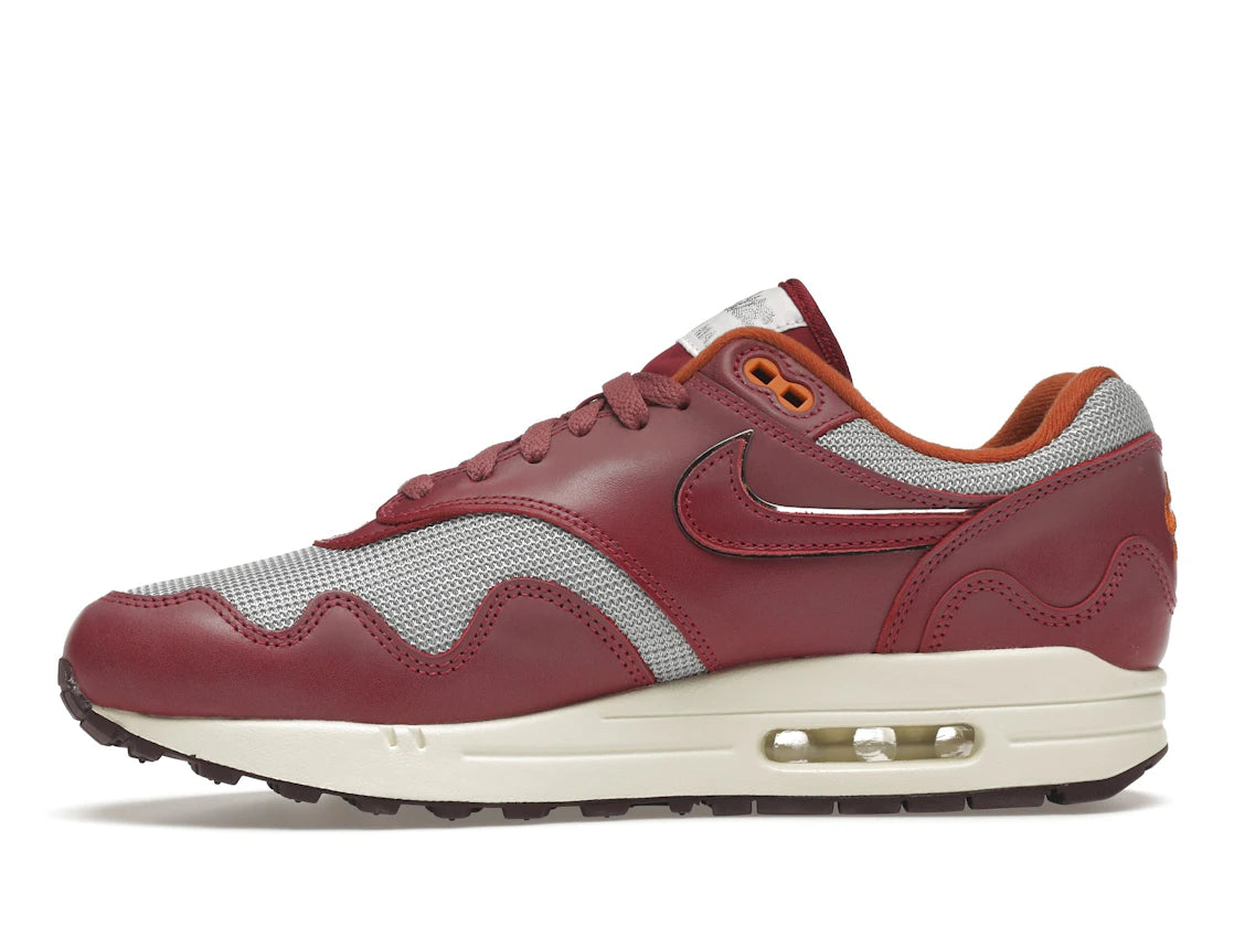 Nike Air Max 1 Patta Waves Rush Maroon (without Bracelet)