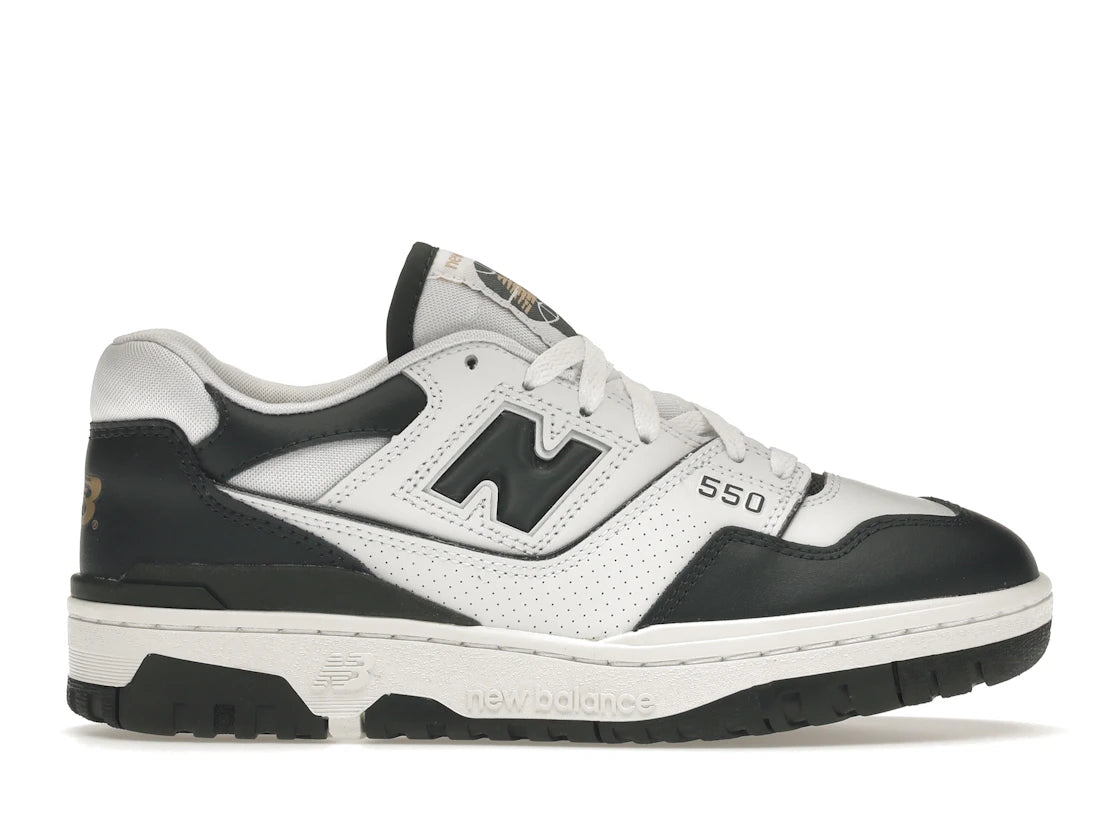 New Balance 550 White Dark Green