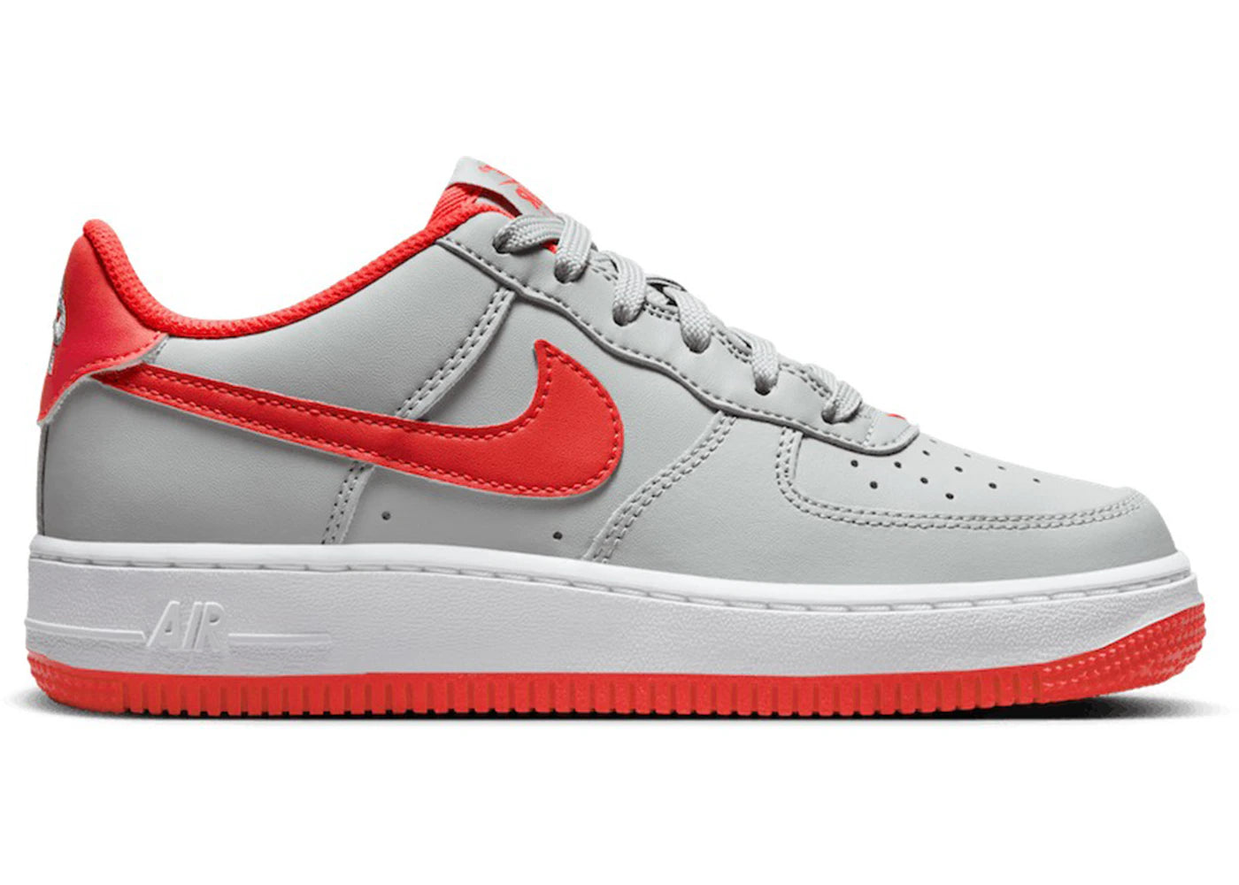 Nike Air Force 1 Low Light Smoke Bright Crimson (GS)