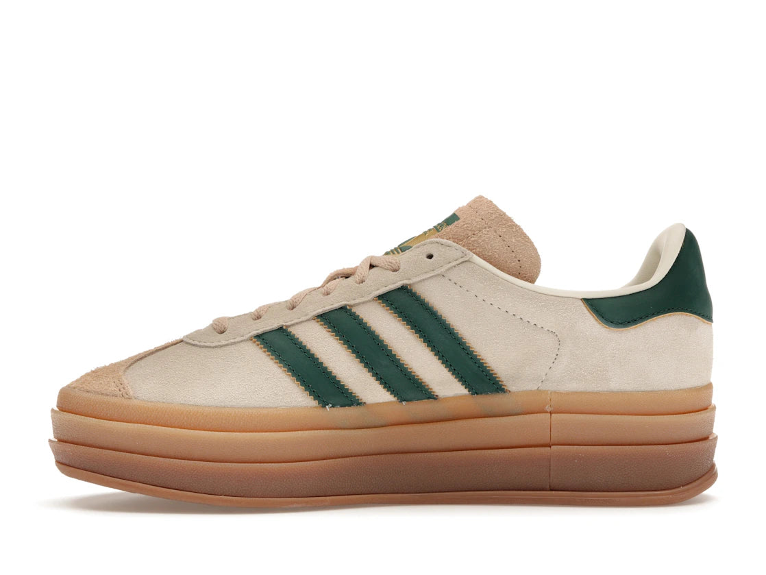 adidas Gazelle Bold Magic Beige Collegiate Green (W)