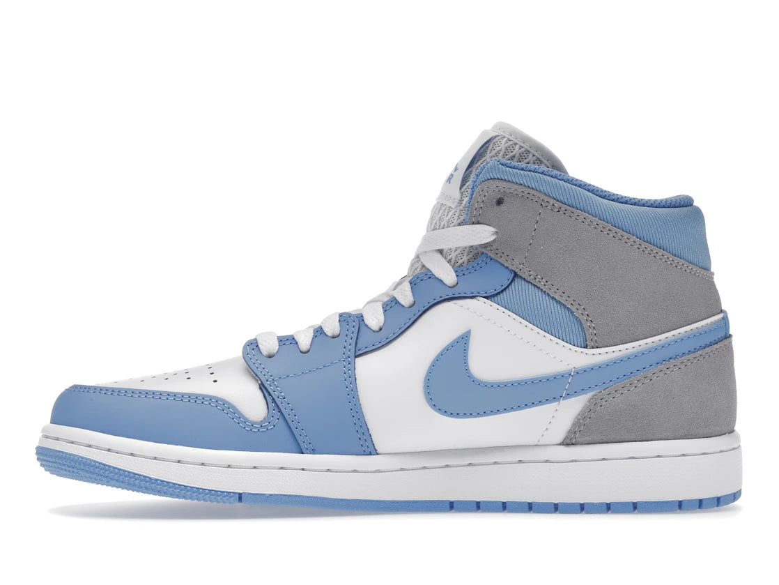 Jordan 1 Mid University Blue Grey