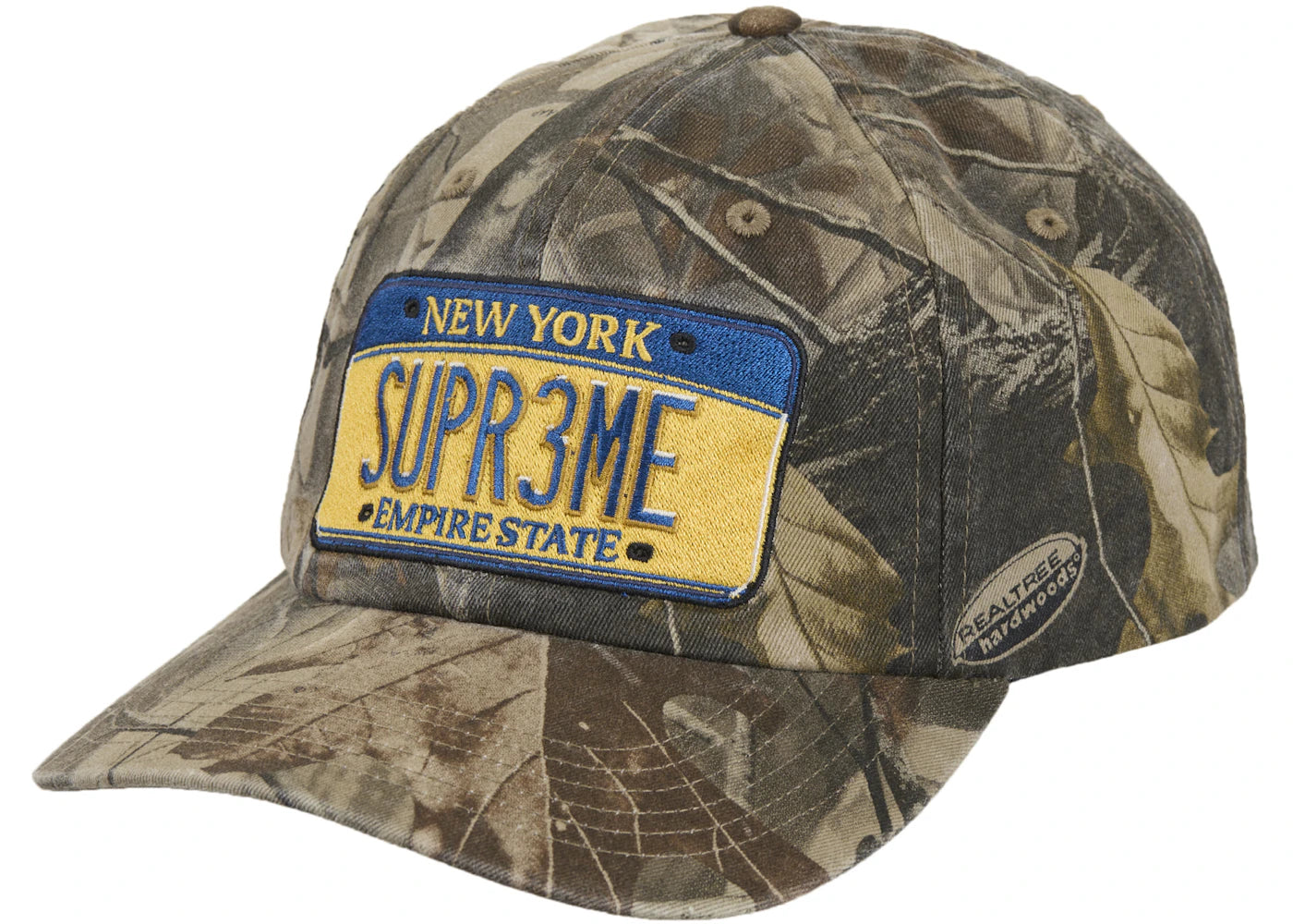 Supreme License Plate 6-Panel (FW25) Camo