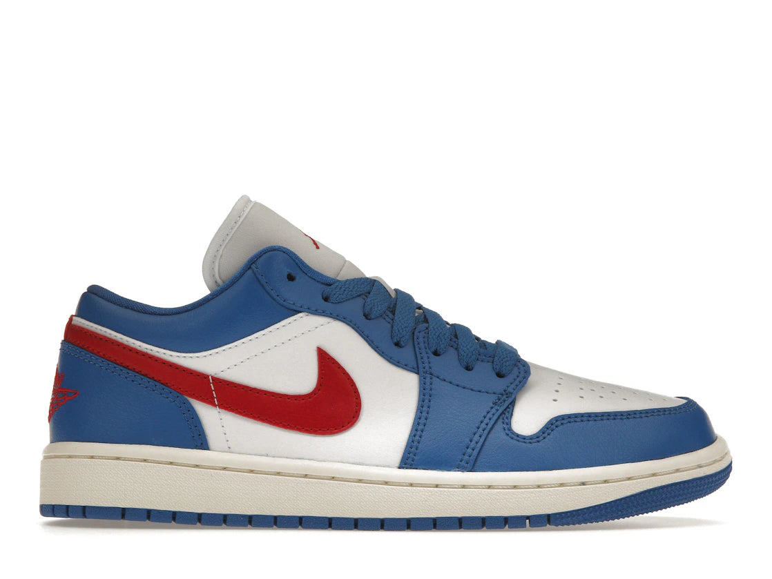 Jordan 1 Low Sport Blue Gym Red (W)