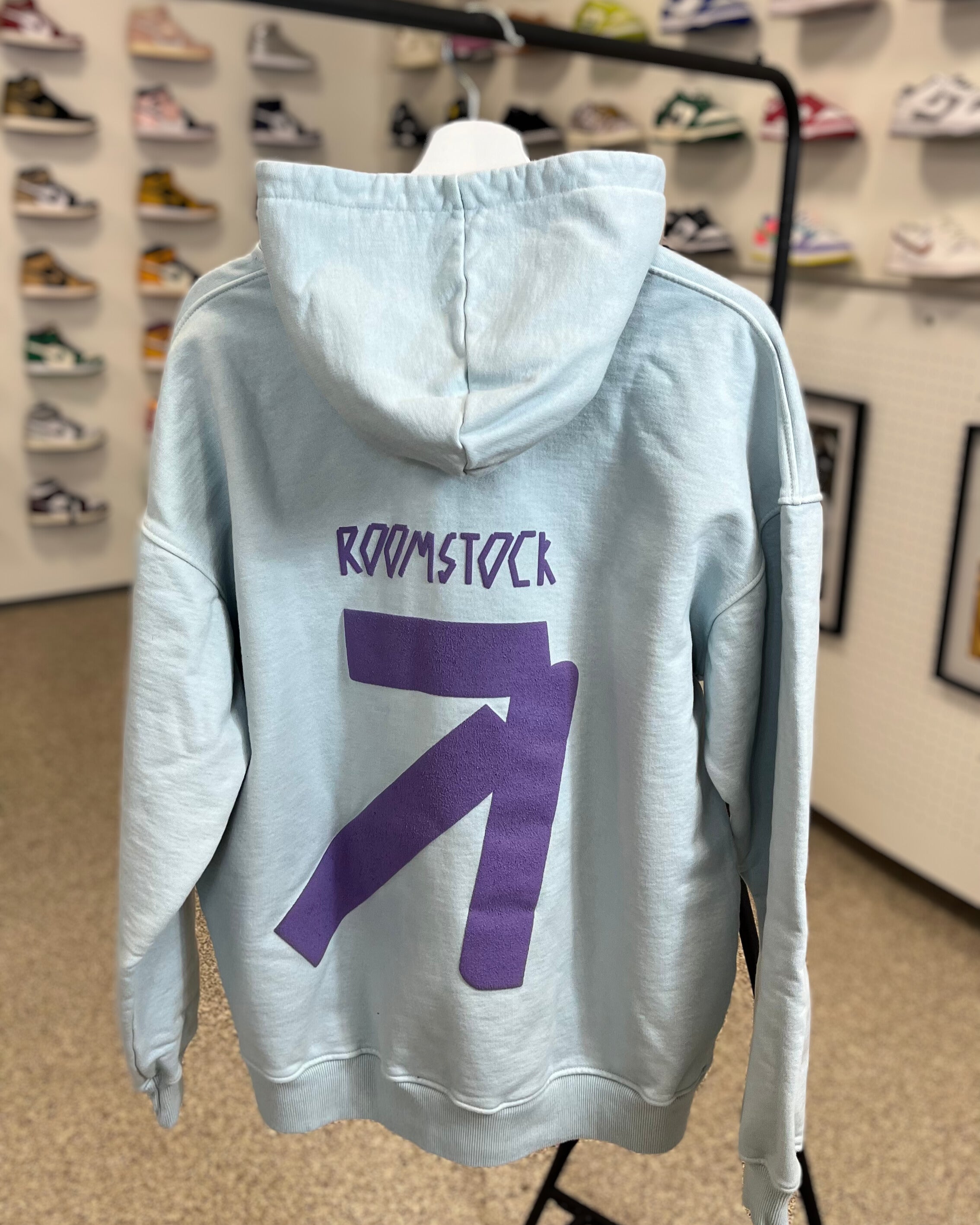 ROOMSTOCK 8th Anniversary Edition hoodie BABY BLUE
