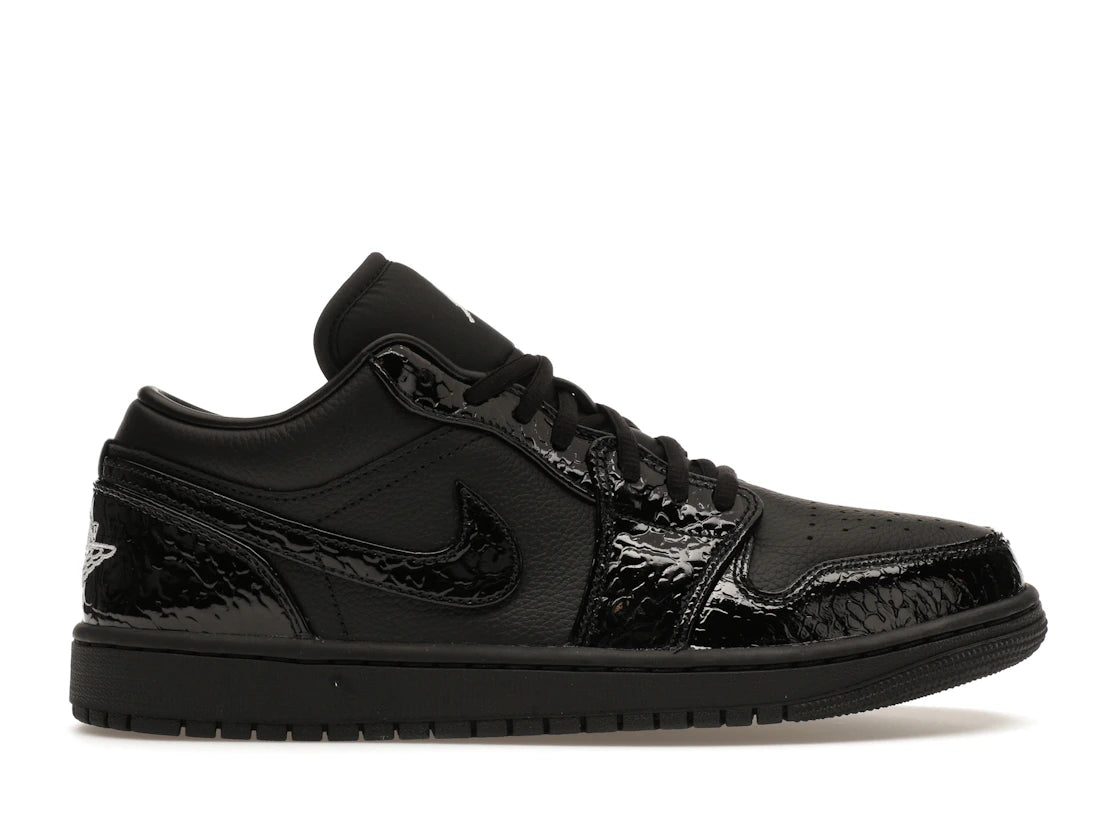 Jordan 1 Low SE Patent Elephant Black (Women's)