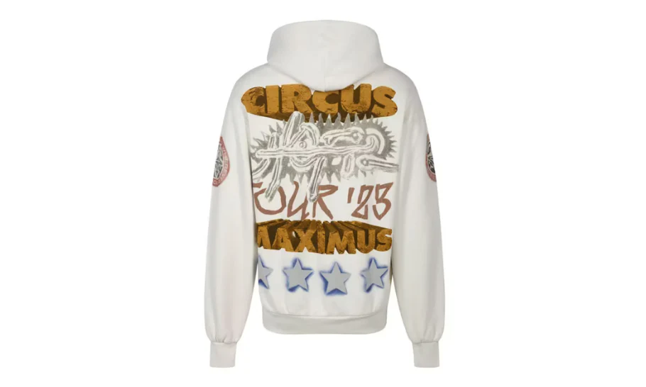 Travis Scott Utopia Circus Maximus 2023 Tour Hoodie White